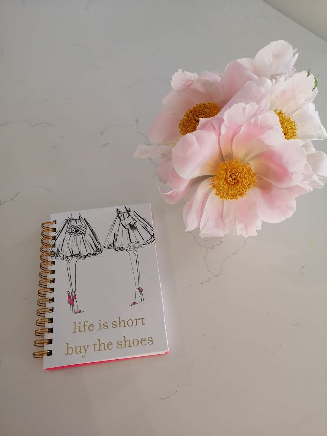 Notebook - "Life is short, buy the shoes"