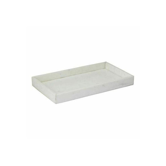 Serving Tray - Marble - White