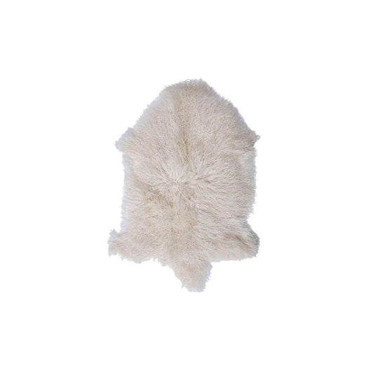 Rug - Faux Sheepskin White Throw Rug