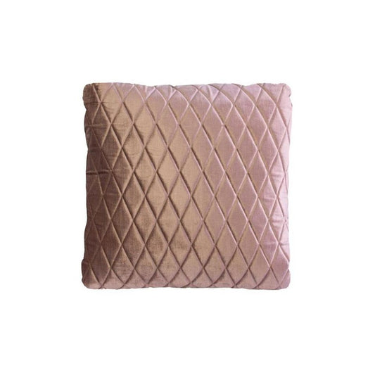 Cushion Pillow – Geometric Diamond Pattern – Rose