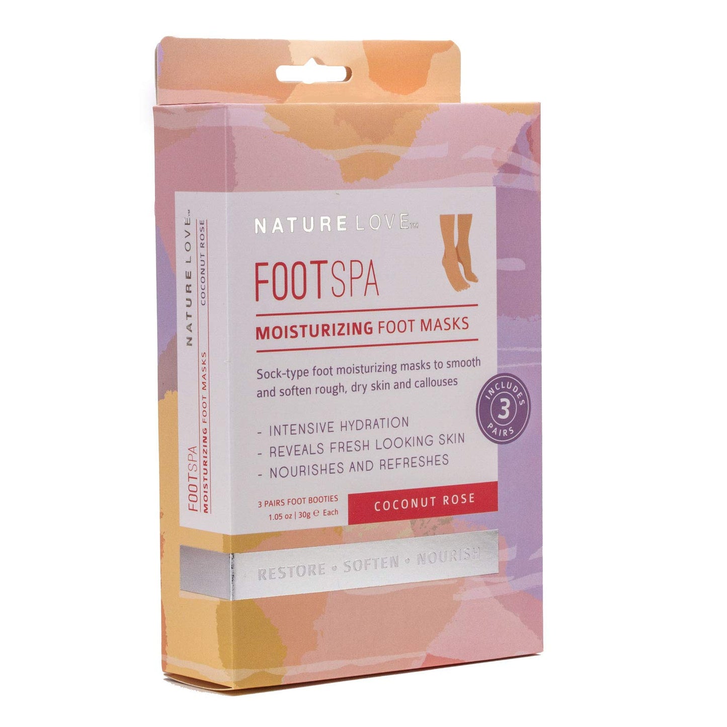 Foot Spa - Moisturizing Foot Masks - Coconut Rose